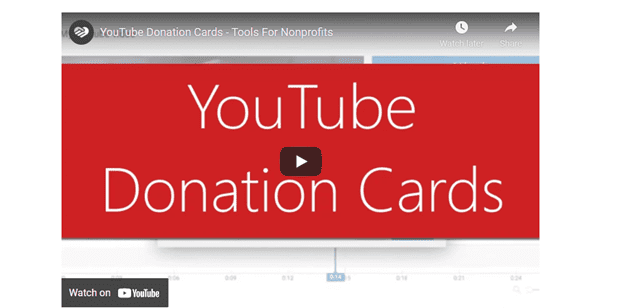 Youtube Donation Cards