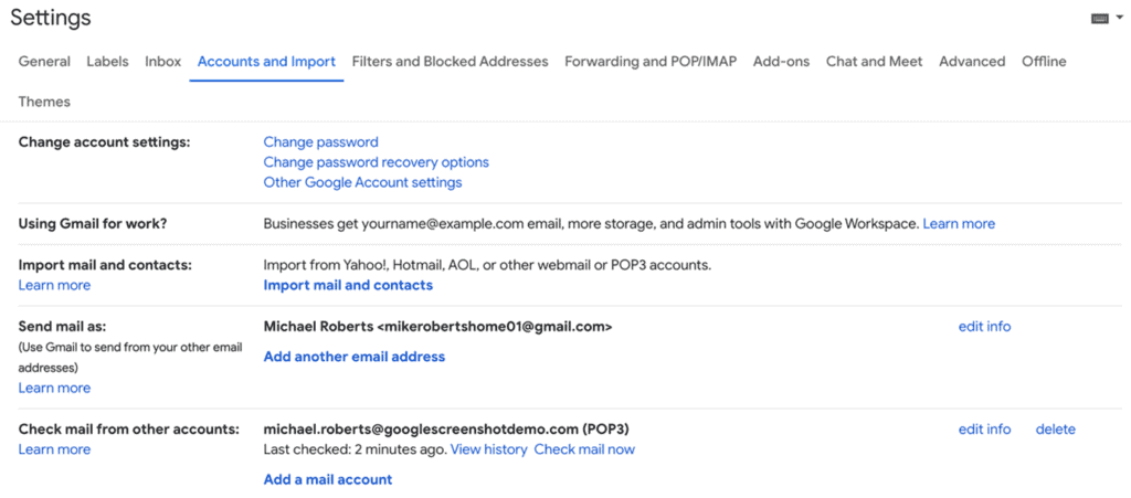 Add another email address to Gmail