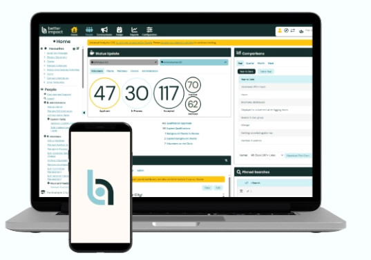 Better Impact dashboard